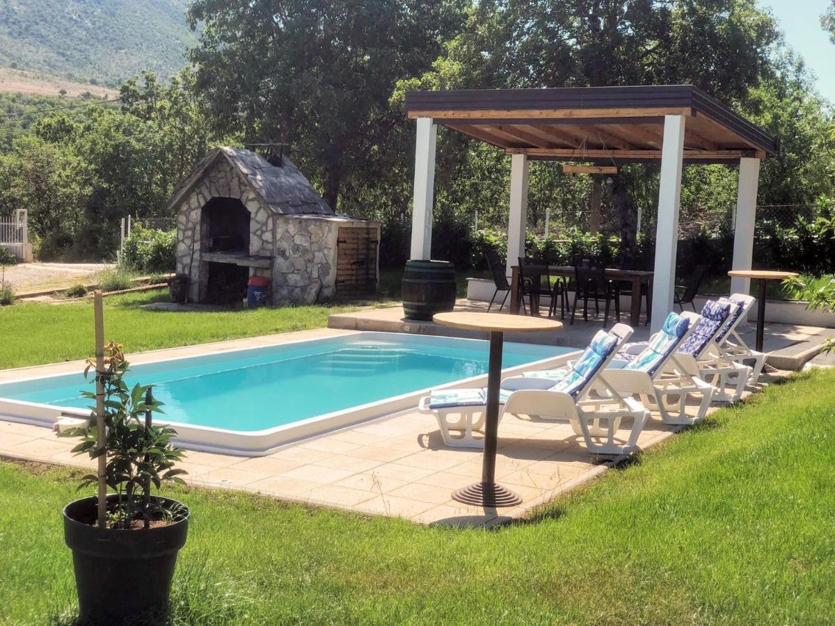 Villa Marie With Pool, Two Bedrooms For 4+2Kids Cavoglave Eksteriør billede